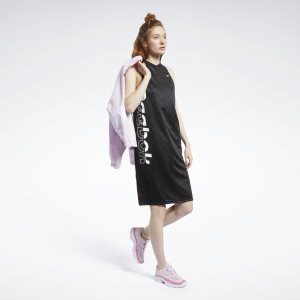 Sukienka Damskie Reebok Meet You There Basketball Czarne PL 15PTIDR